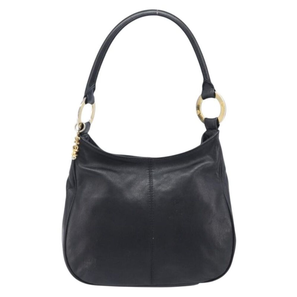 MCM Vintage Leather Black Leather Handbag